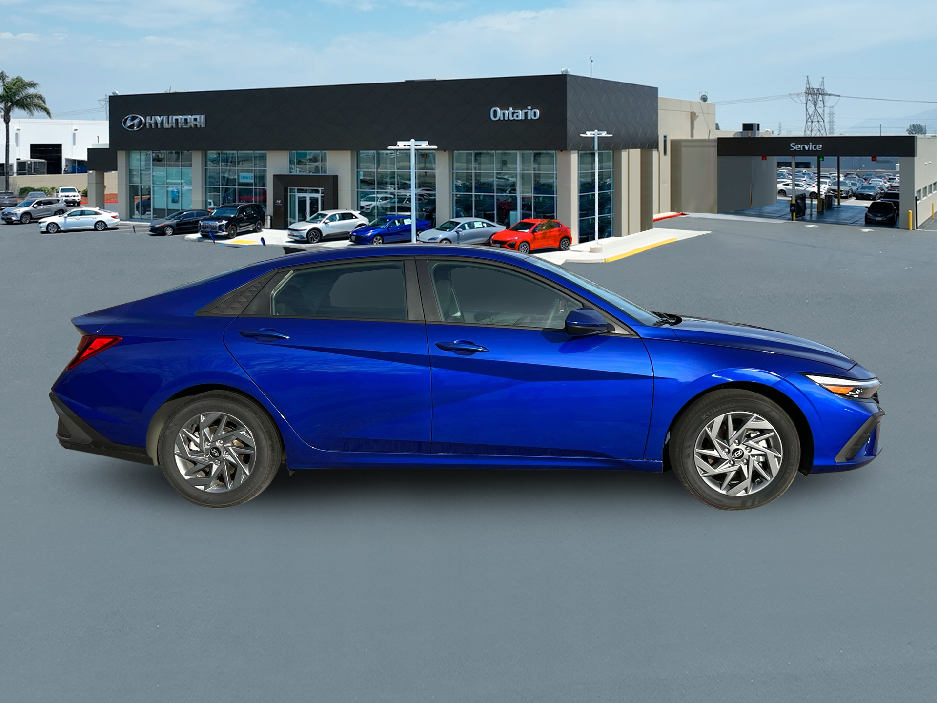 New 2024 Intense Blue Hyundai SEL image 9
