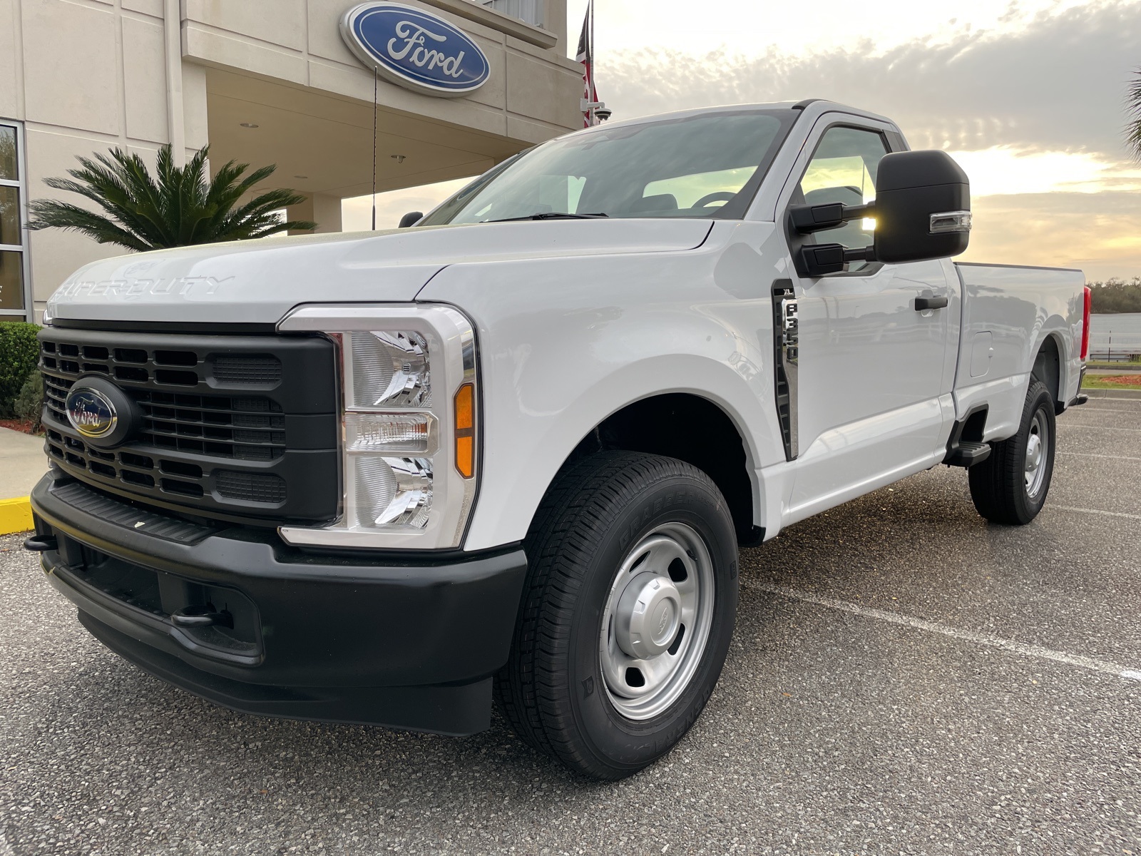 New 2024 Oxford White Ford F-350® XL image 1