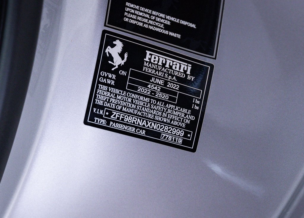 Certified Used 2022 Argento Nurburgring Metallic Ferrari Base image 27