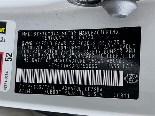 2023 Toyota Camry SE photo 11