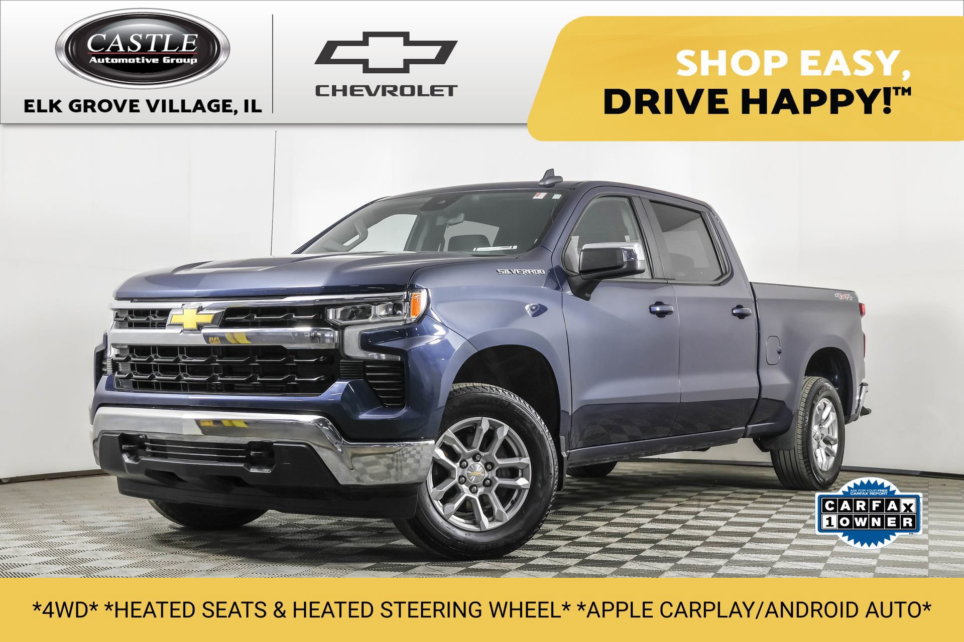 Certified Used 2022 Northsky Blue Metallic Chevrolet LT image 1