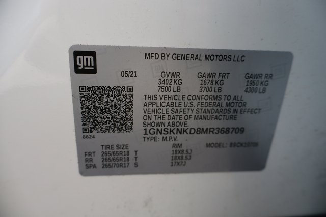 2021 Chevrolet Tahoe LT photo 49