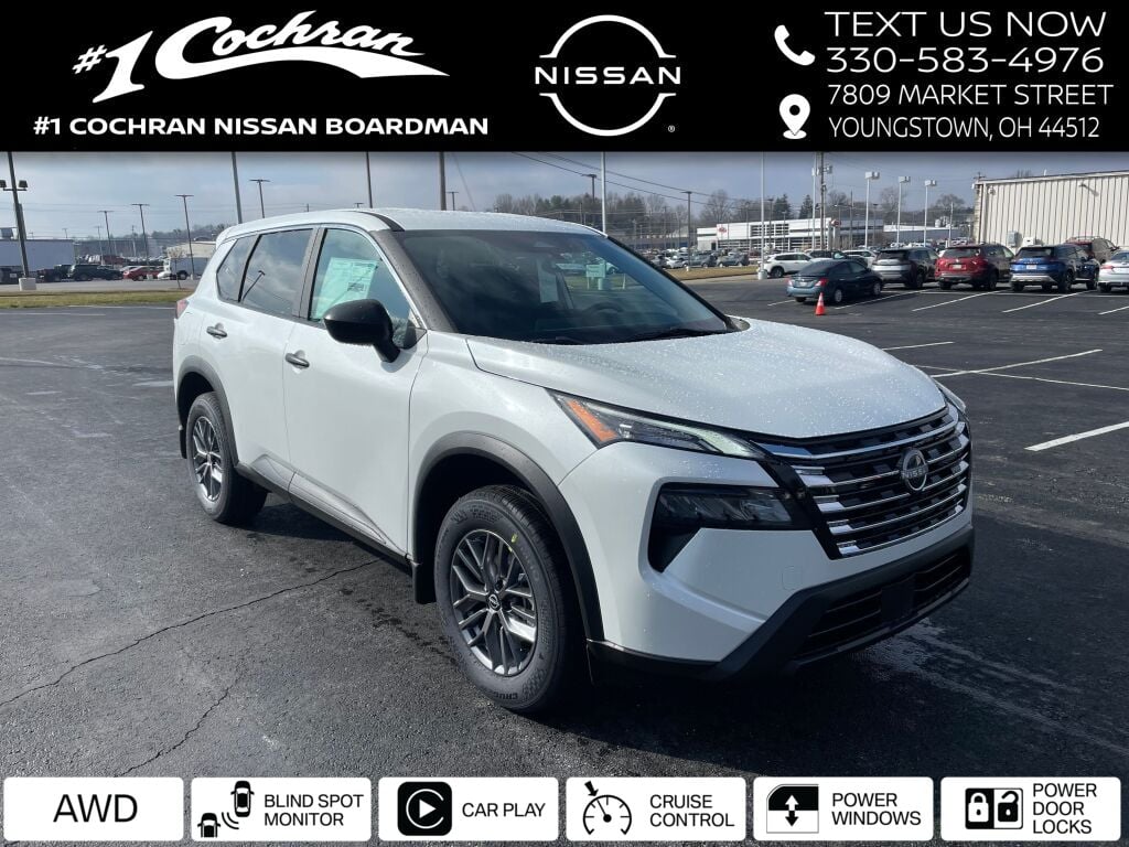 New 2024 Nissan Rogue S 4D Sport Utility in Boardman, OH 1 Cochran