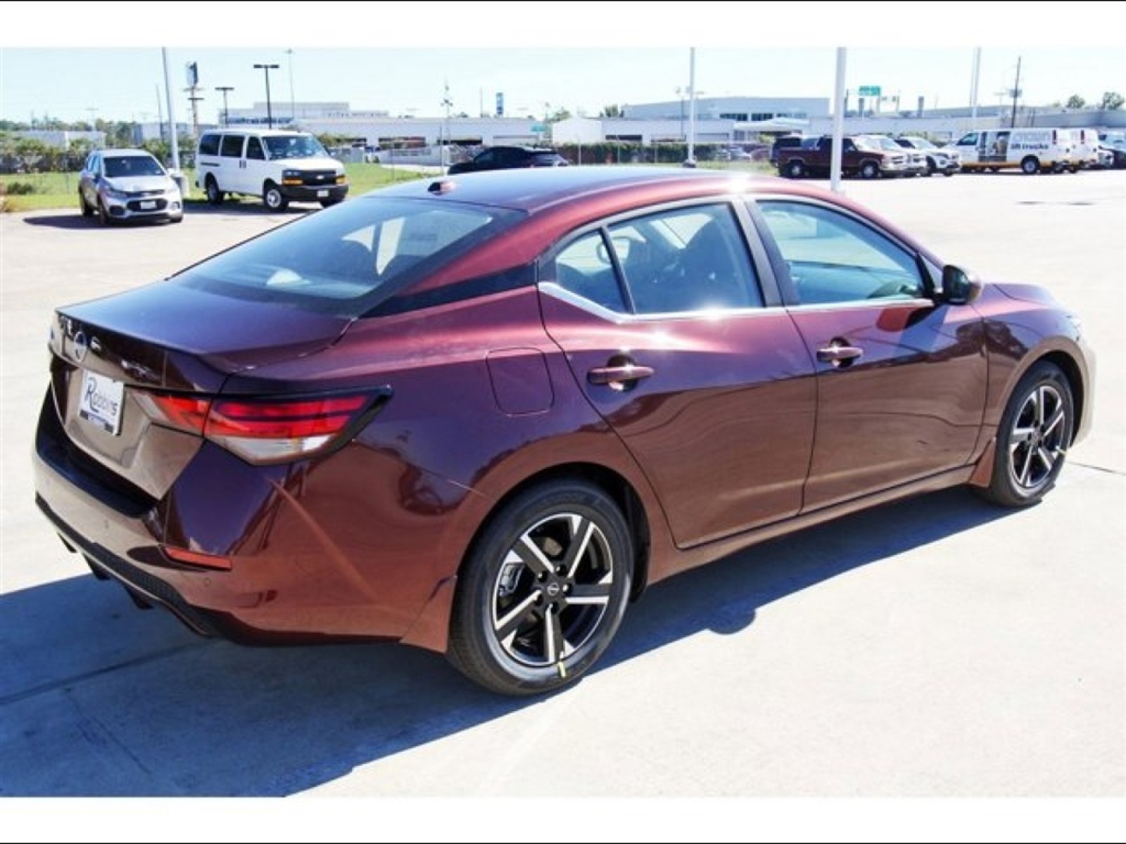 2025 Nissan Sentra SV Red at Robbins Nissan