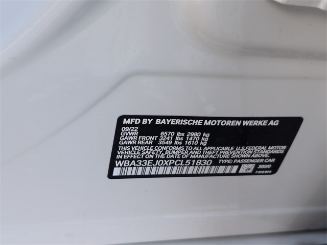 Used 2023 Alpine White BMW 760i xDrive image 21