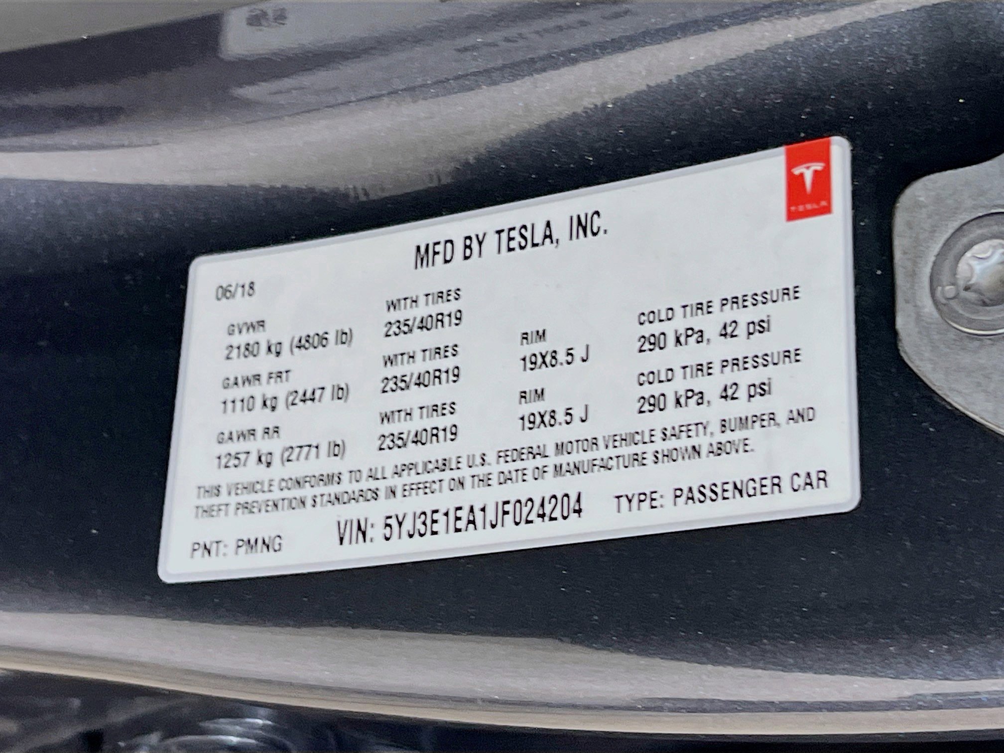 2018 Tesla Model 3 Long Range photo 27