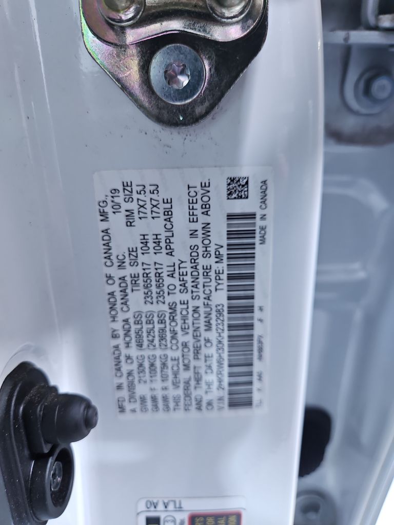 2019 Honda CR-V LX photo 23