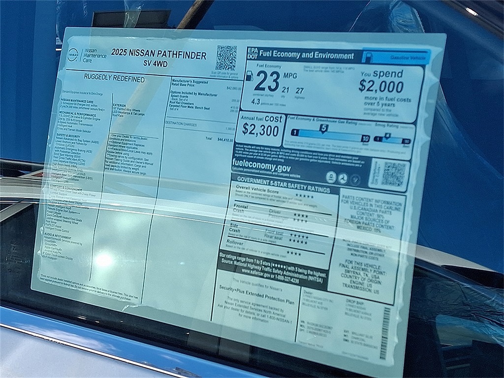 2025 Nissan Pathfinder SV photo 4
