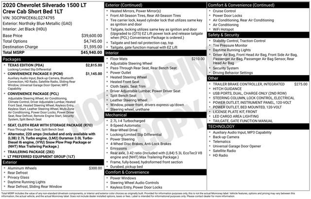 2020 Chevrolet Silverado 1500 LT's photo