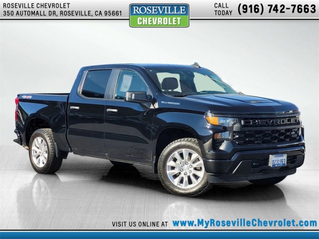 Certified Pre-Owned 2022 Chevrolet Silverado 1500 Custom Crew Cab