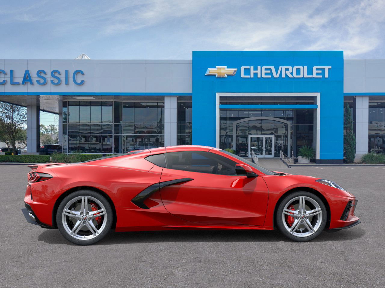 2026 Chevrolet Corvette Stingray 1LT Red at Classic Elite Chevrolet Hwy 6