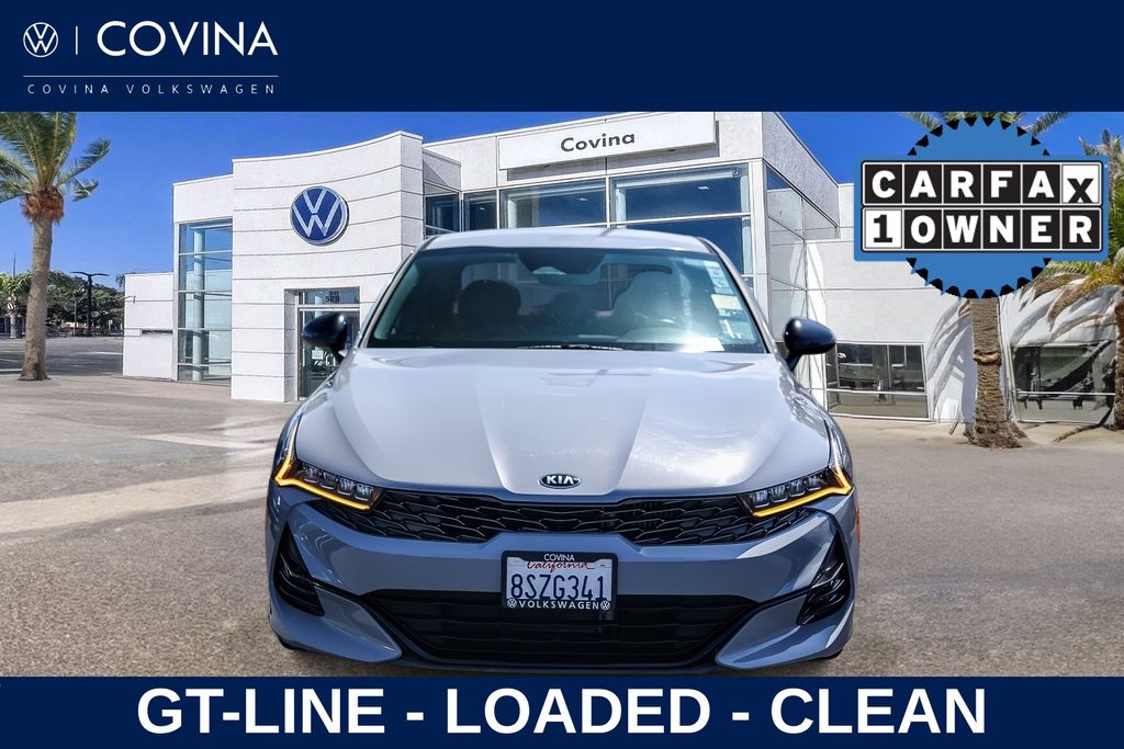 Used 2021 Kia K5 GT-Line with VIN 5XXG64J24MG029641 for sale in Covina, CA