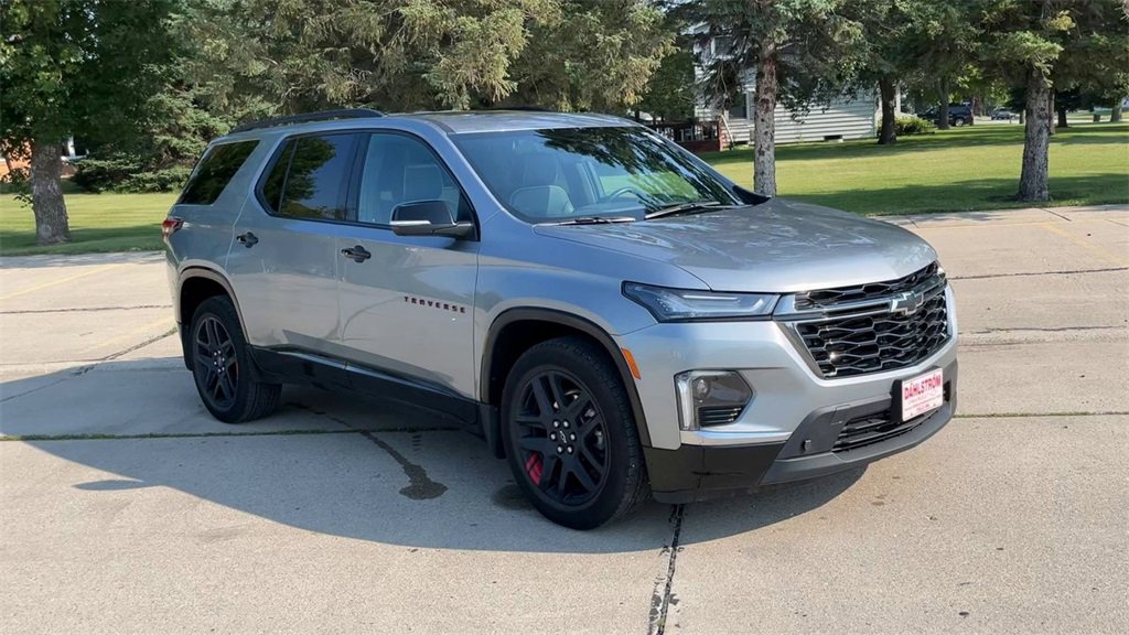 Used 2023 Chevrolet Traverse Premier with VIN 1GNEVKKW6PJ324540 for sale in Oslo, Minnesota