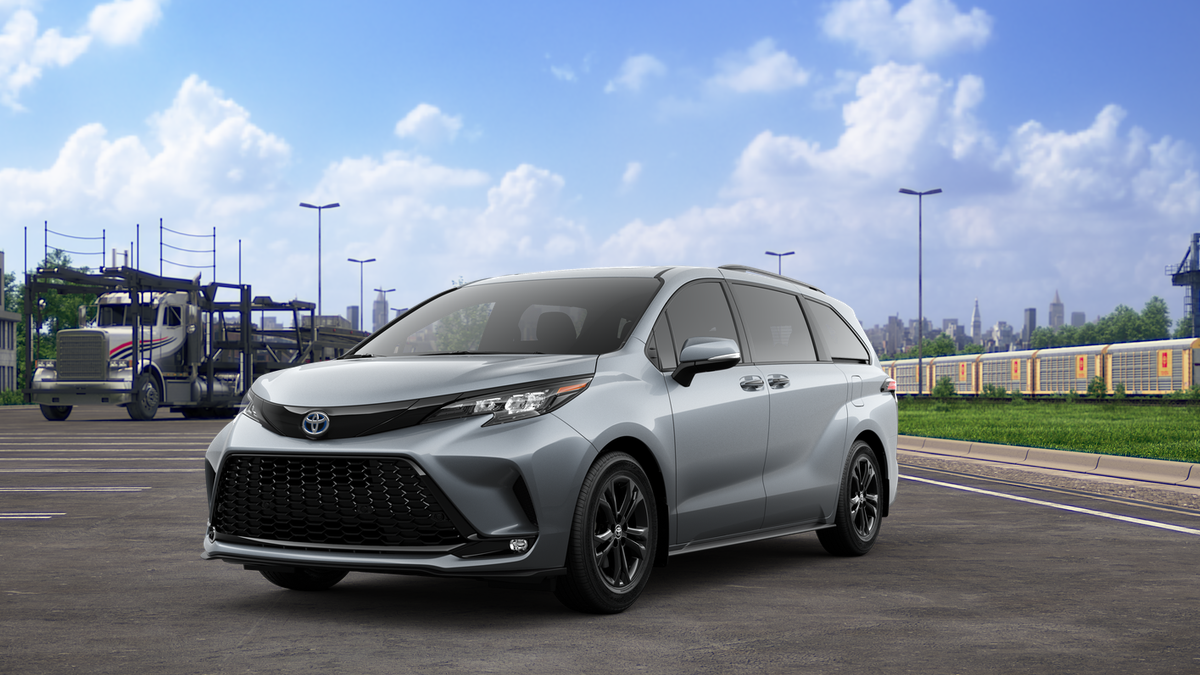 New 2025 Celestial Silver Metallic Toyota XSE image 1