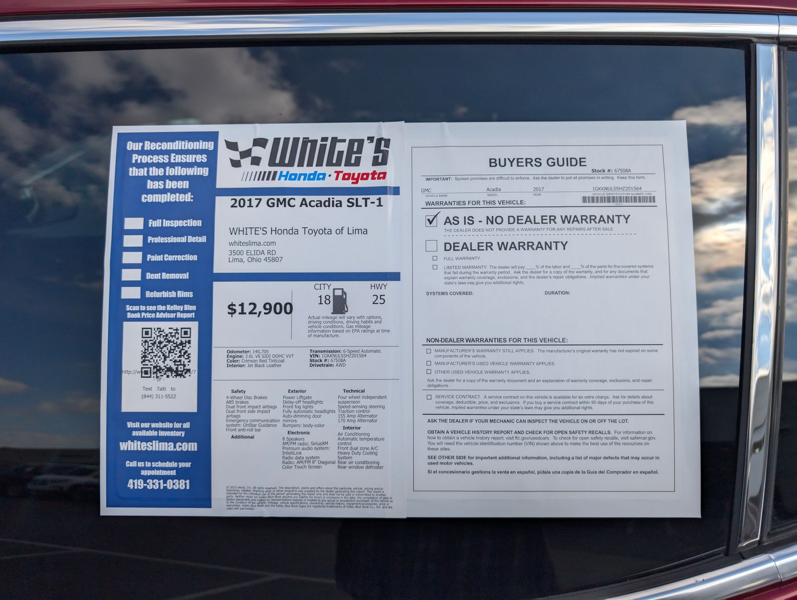 2017 Gmc Acadia SLT photo 29