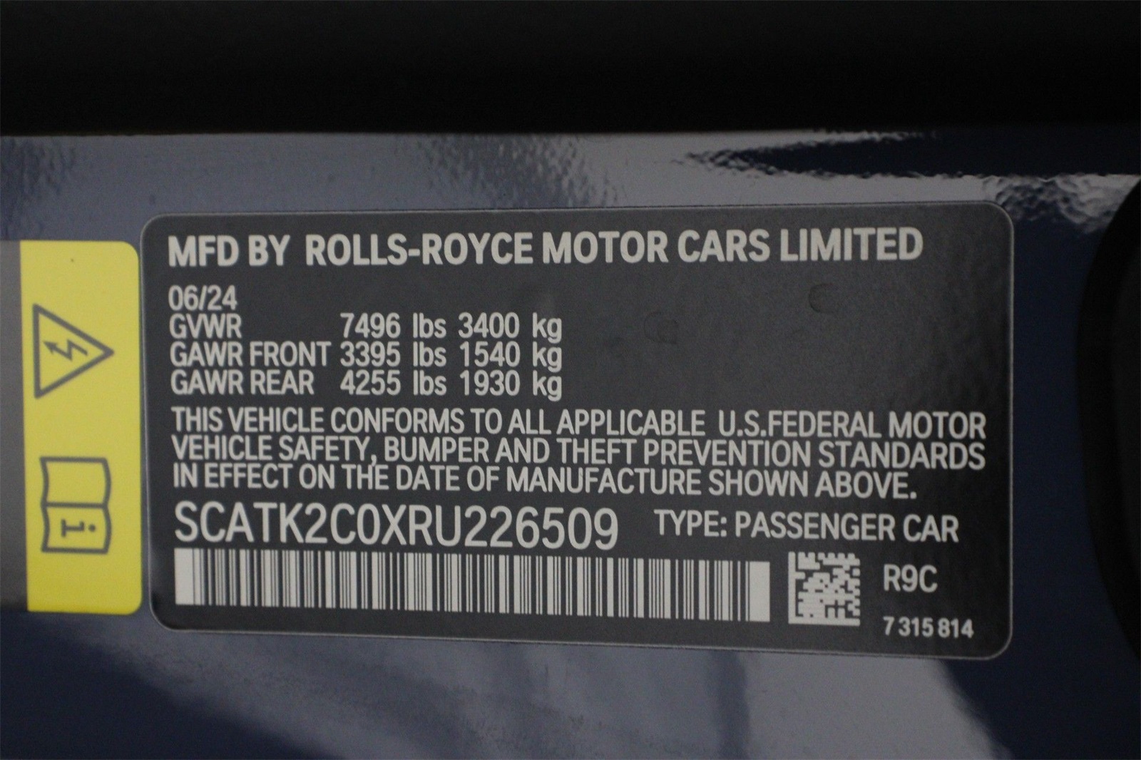 2024 Rolls Royce Spectre RR photo 16
