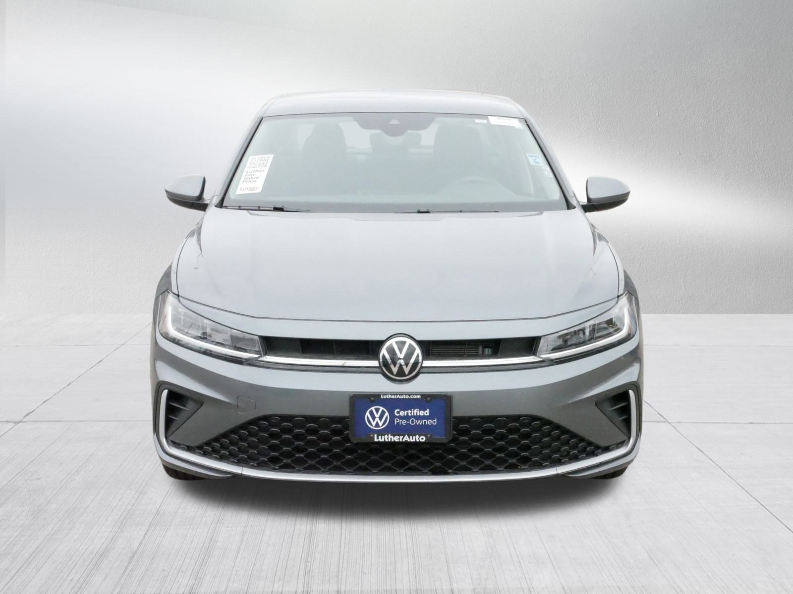 Certified 2025 Volkswagen Jetta S with VIN 3VW5X7BU8SM000335 for sale in Brooklyn Center, Minnesota