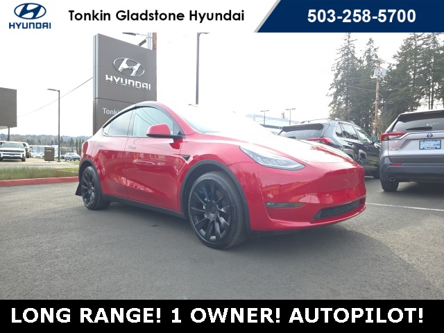 Used 2022 Tesla Model Y Long Range with VIN 7SAYGDEE3NF572203 for sale in Gladstone, OR