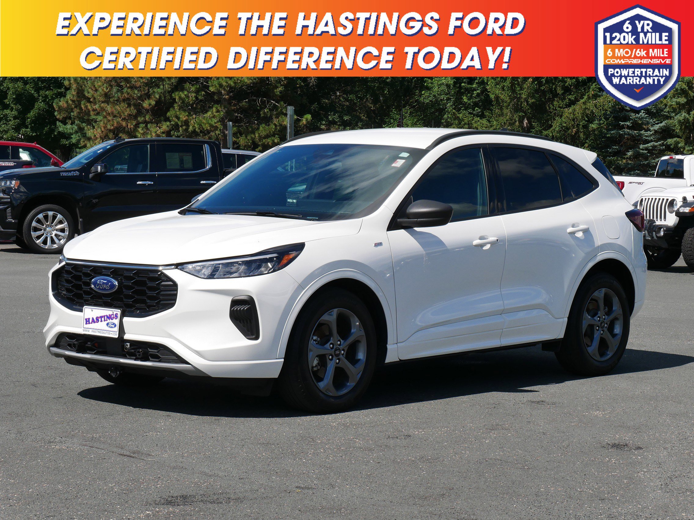 Certified 2023 Ford Escape ST-Line with VIN 1FMCU0MZ9PUB02180 for sale in Hastings, Minnesota