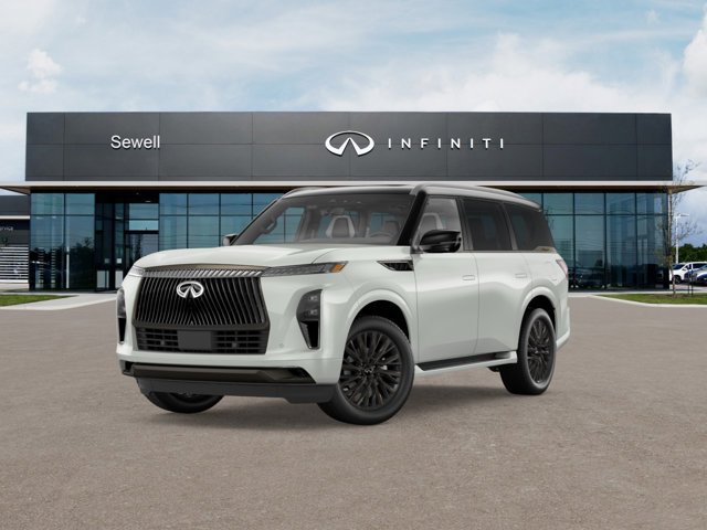 New 2025 Radiant White/Black Obsidian INFINITI AUTOGRAPH image 1