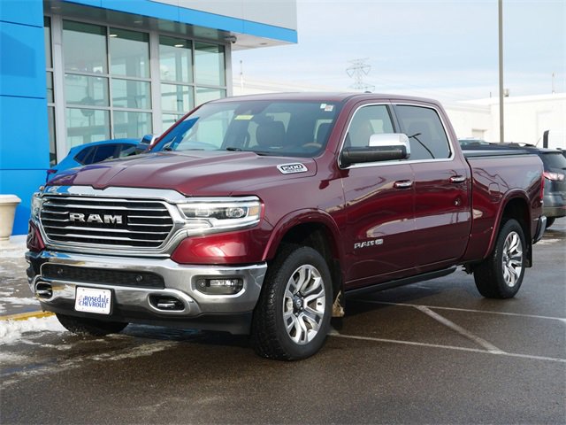 Used 2019 RAM Ram 1500 Pickup Longhorn with VIN 1C6SRFSTXKN768767 for sale in Roseville, Minnesota