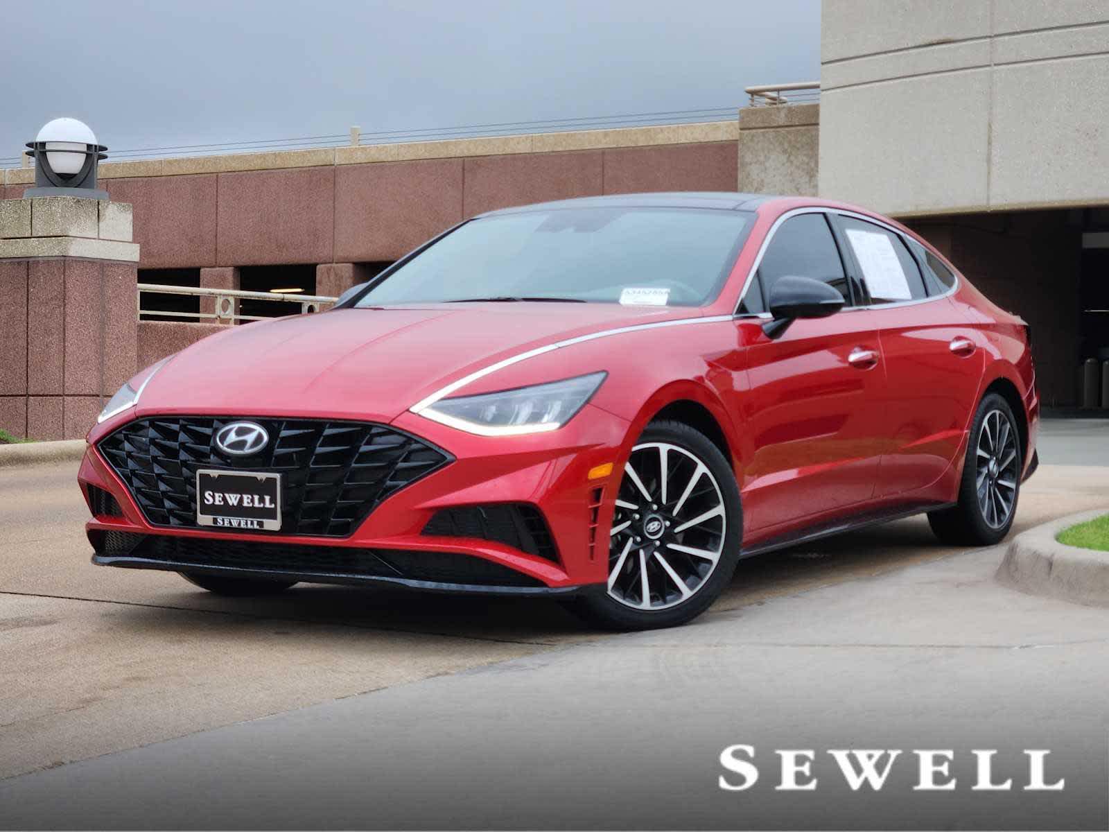 Used 2020 Calypso Red Hyundai SEL Plus image 1