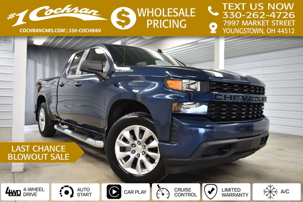 Certified PreOwned 2020 Chevrolet Silverado 1500 Custom 4D Double Cab