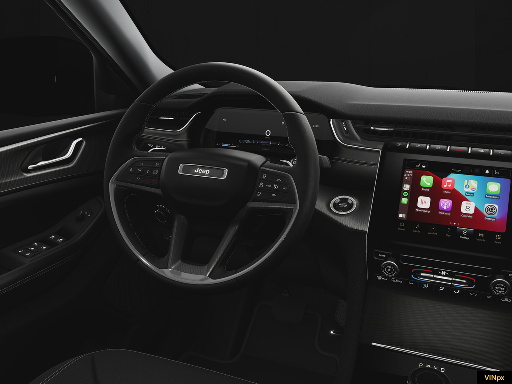 New 2025 Diamond Black Crystal Pearl-Coat Exterior Paint Jeep Laredo image 20