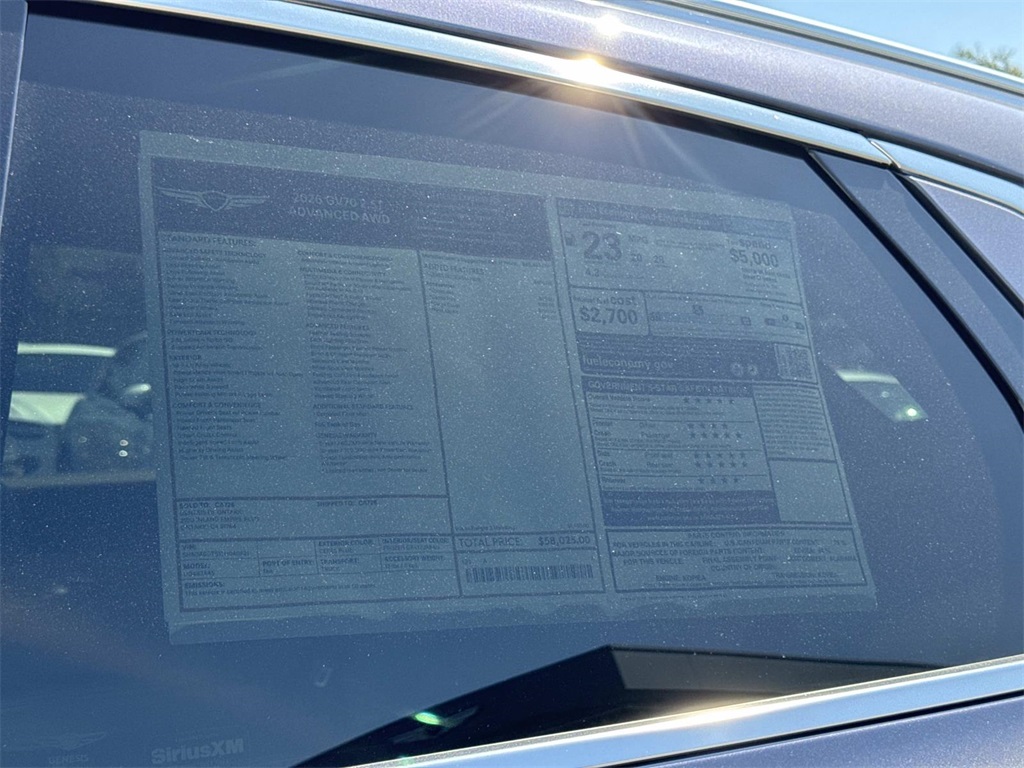 2026 Genesis GV70 2.5T Advanced photo 14
