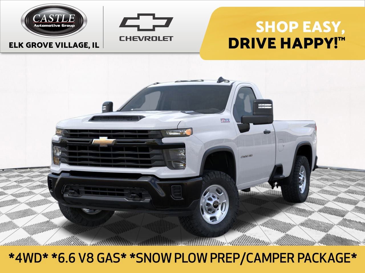 New 2025 Summit White Chevrolet WT image 1