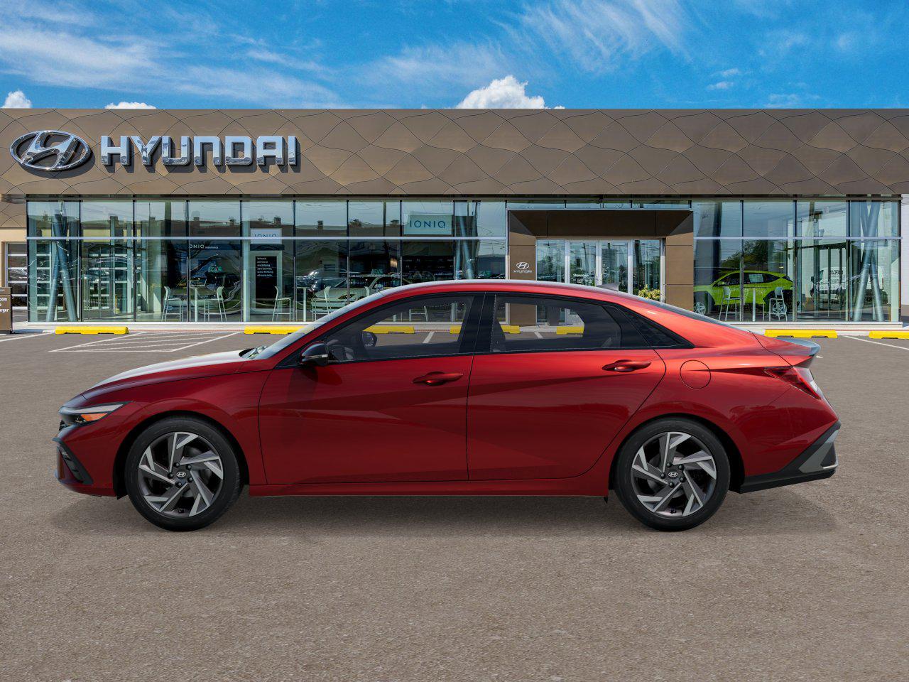 New 2025 Red Hyundai SEL Sport image 3