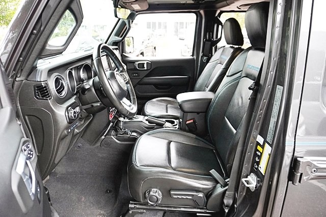 Used 2021 Gray Jeep Unlimited Rubicon 4xe image 14