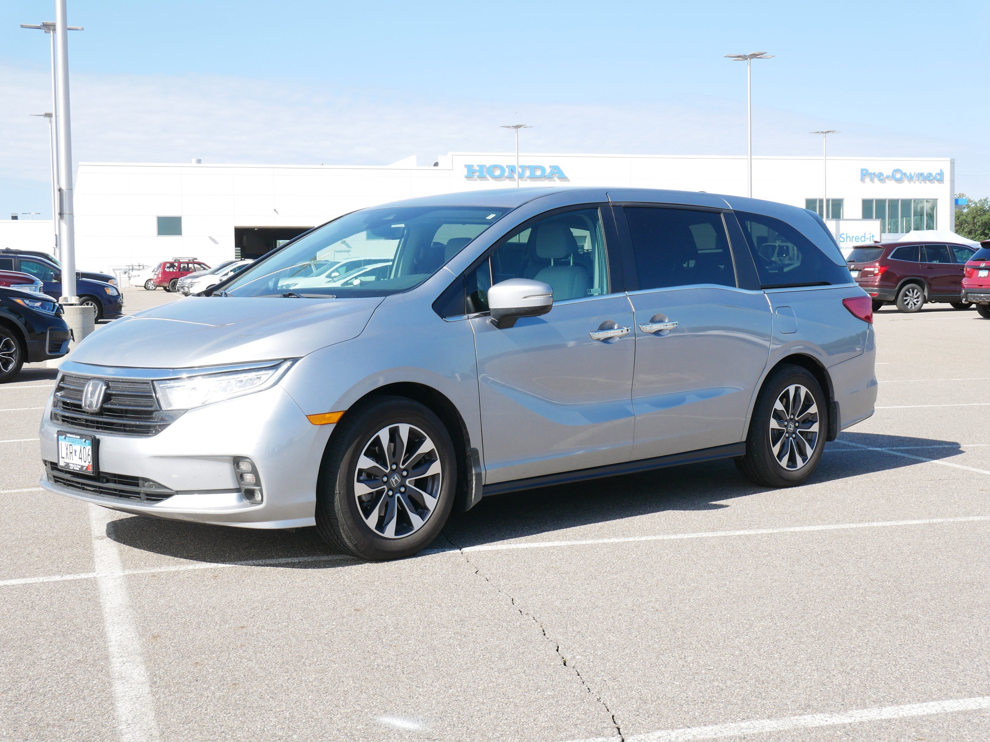 Used 2024 Honda Odyssey EX-L with VIN 5FNRL6H6XRB040935 for sale in Waite Park, Minnesota
