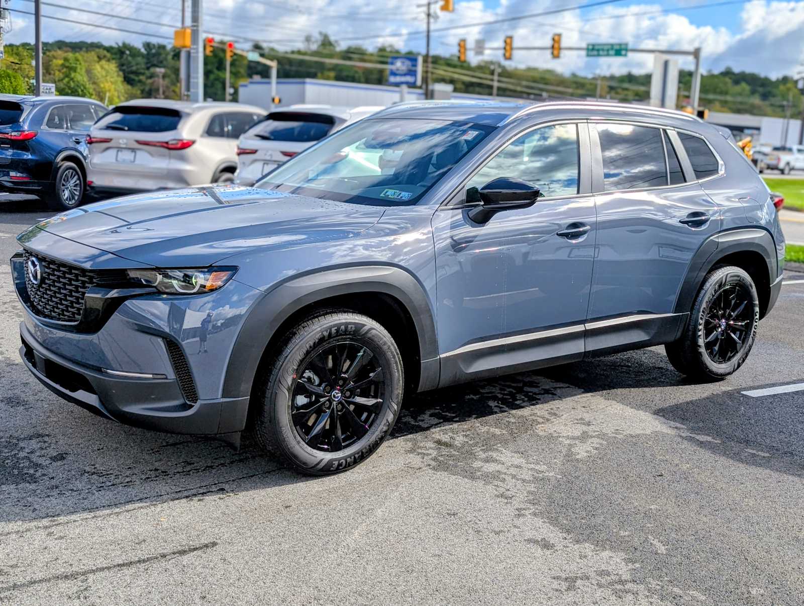 New 2025 Mazda CX-50 2.5 S Premium AWD in Wind Chill Pearl