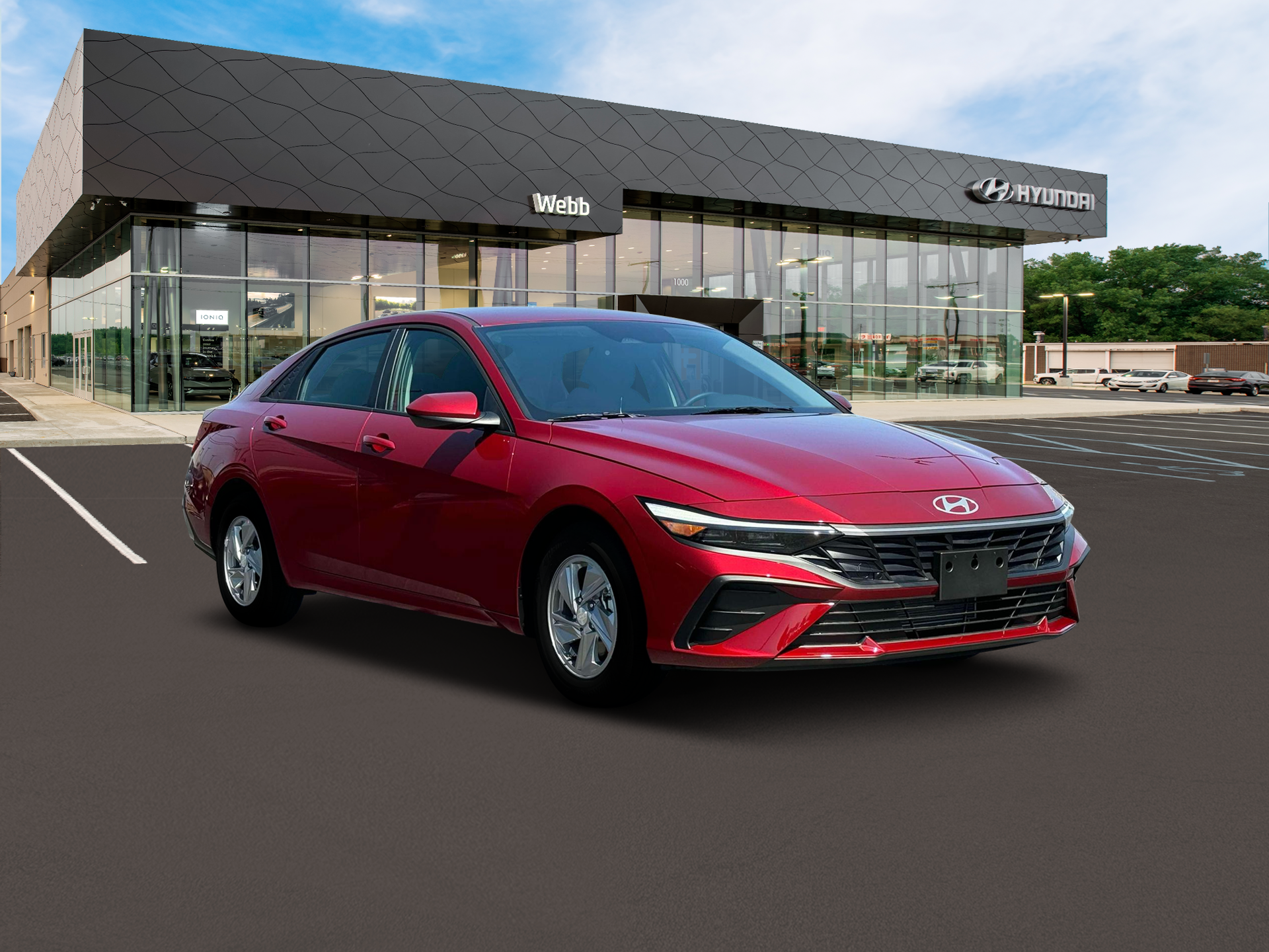 New 2025 Red Hyundai SE image 45