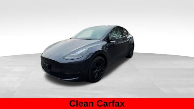 Used 2025 Tesla Model Y Long Range with VIN 7SAYGAEEXSF252631 for sale in Williamsburg, VA