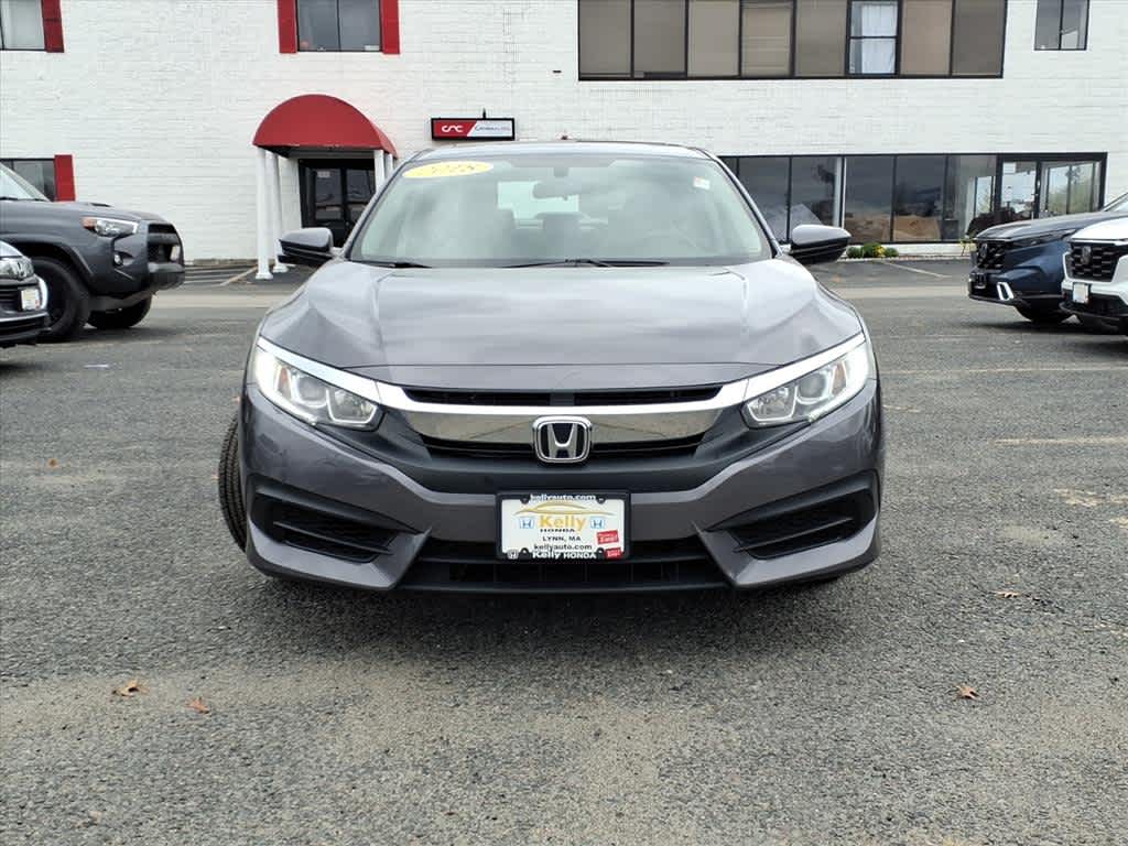 Certified 2018 Honda Civic EX with VIN 2HGFC2F71JH591861 for sale in Lynn, MA