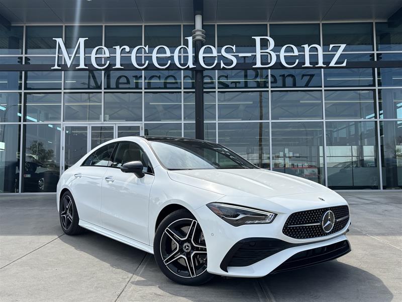 New 2025 Polar White Mercedes-Benz CLA250 image 1