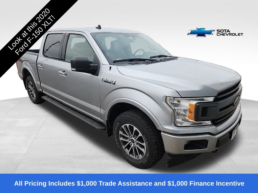 Used 2020 Ford F-150 XLT with VIN 1FTEW1EP6LKE19981 for sale in Northfield, Minnesota