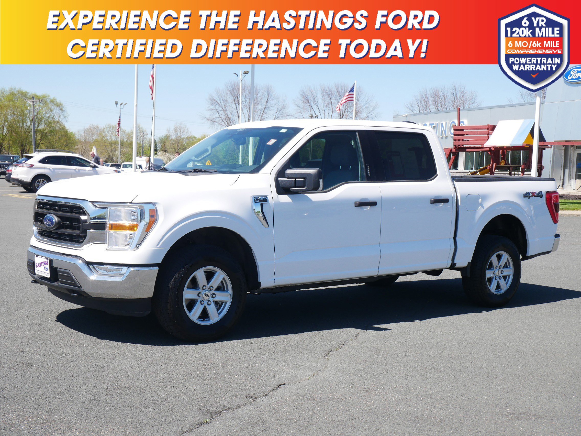 Certified 2022 Ford F-150 XLT with VIN 1FTEW1EP4NKD91830 for sale in Hastings, Minnesota