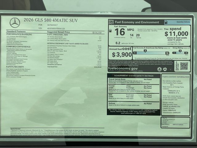 2026 Mercedes Benz GLS 580 4MATIC photo 46