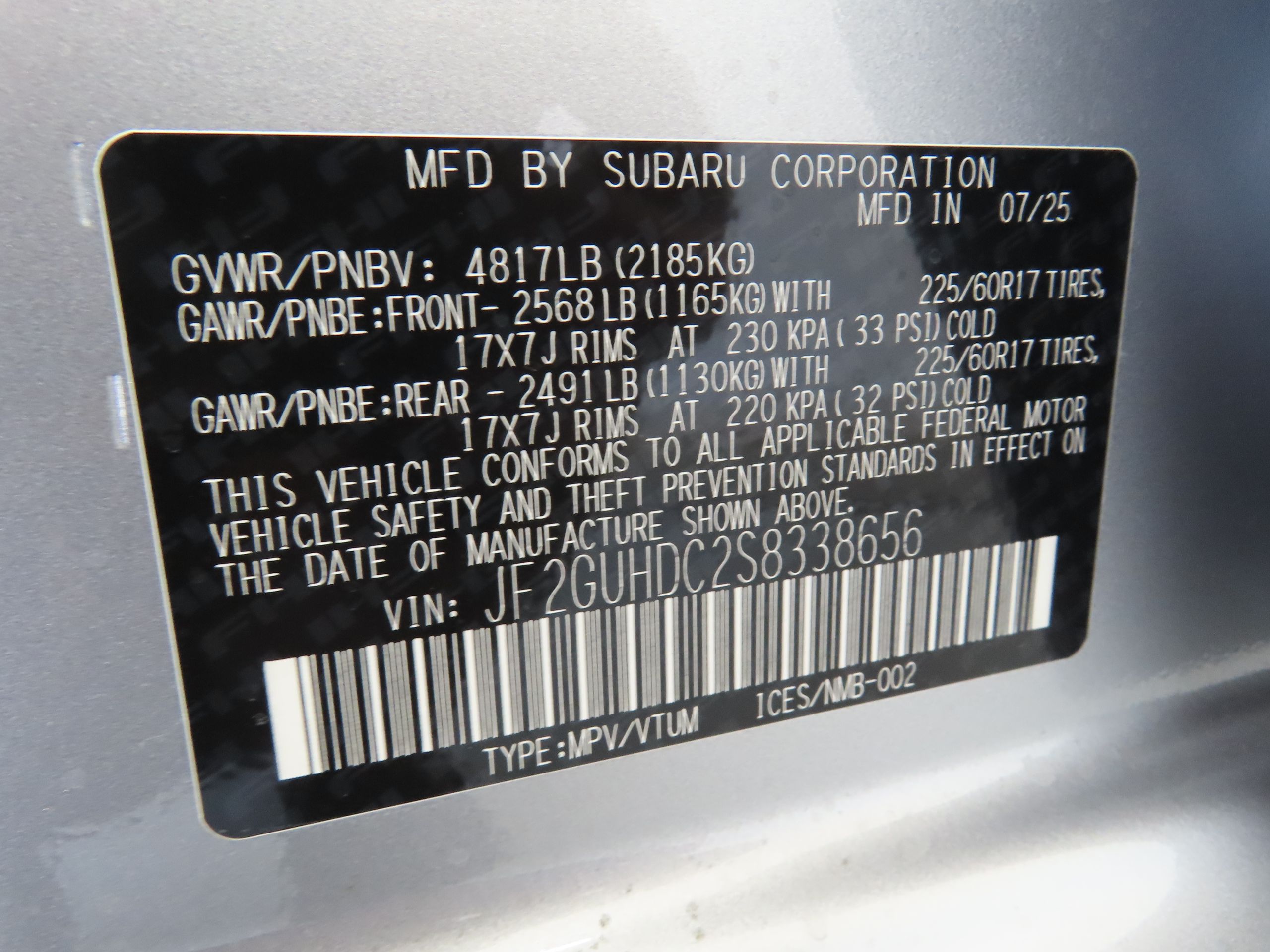 2025 Subaru Crosstrek Premium photo 25