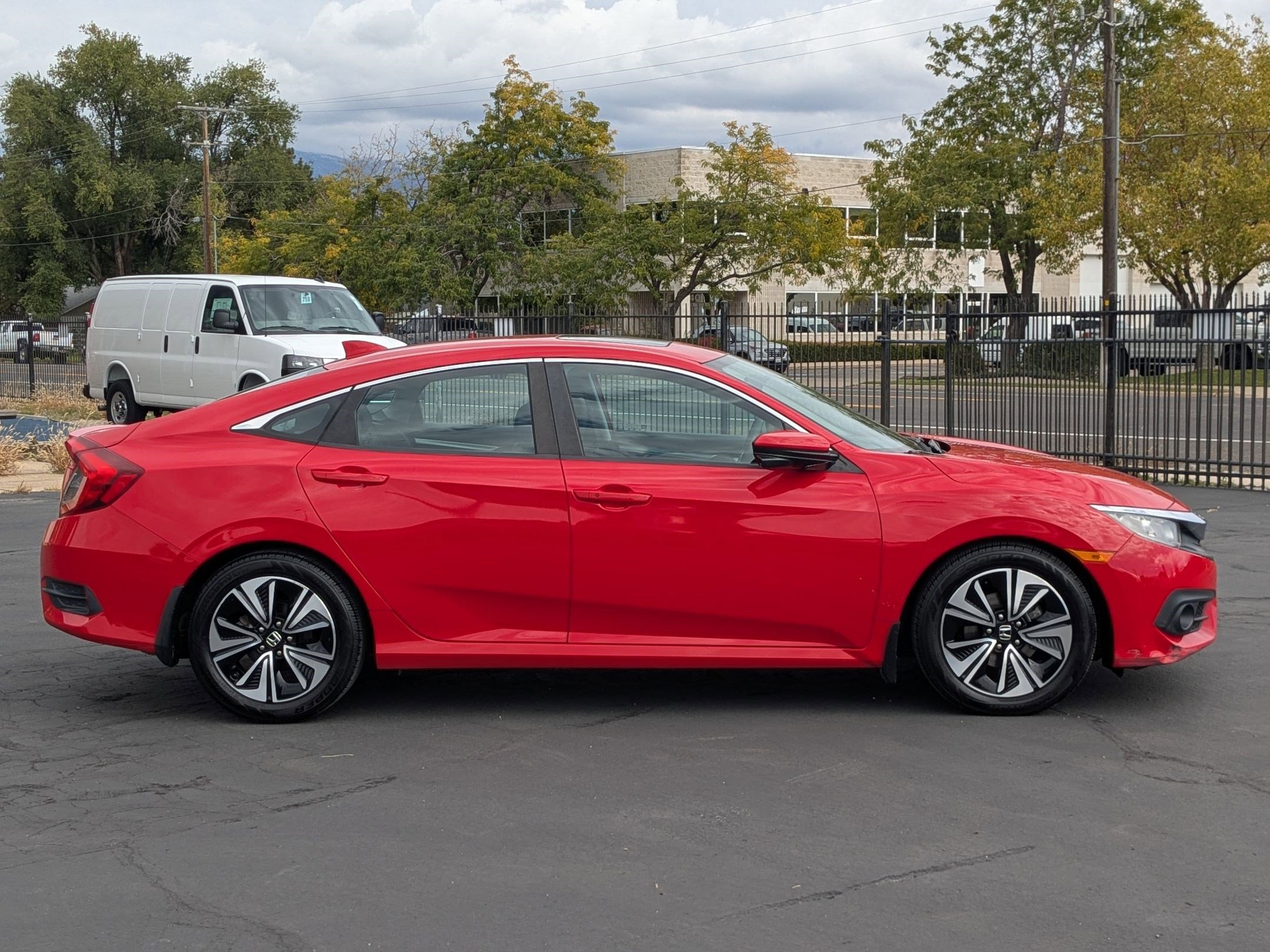 Used 2016 Honda Civic EX-L with VIN 2HGFC1F71GH658395 for sale in Ogden, UT