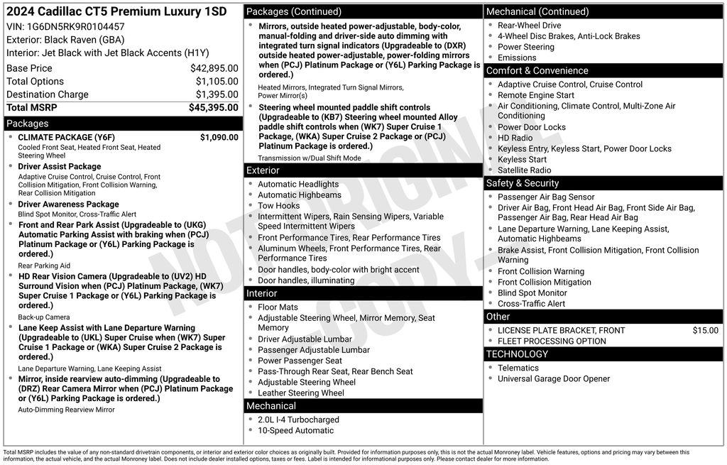 2024 Cadillac CT5 Premium Luxury's photo