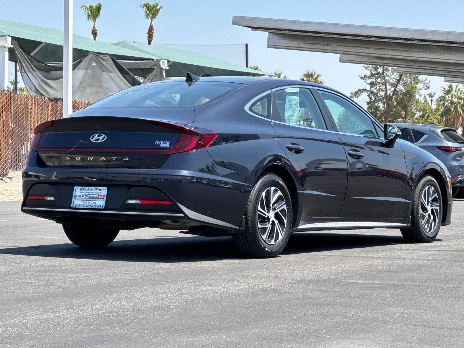 2020 Hyundai Sonata Hybrid Blue photo 3
