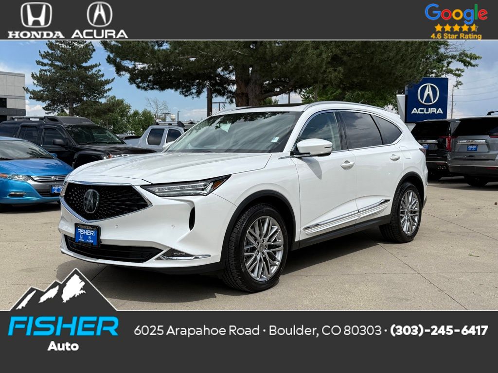Certified Used 2022 Platinum White Pearl Acura SH-AWD ADVANCE image 1