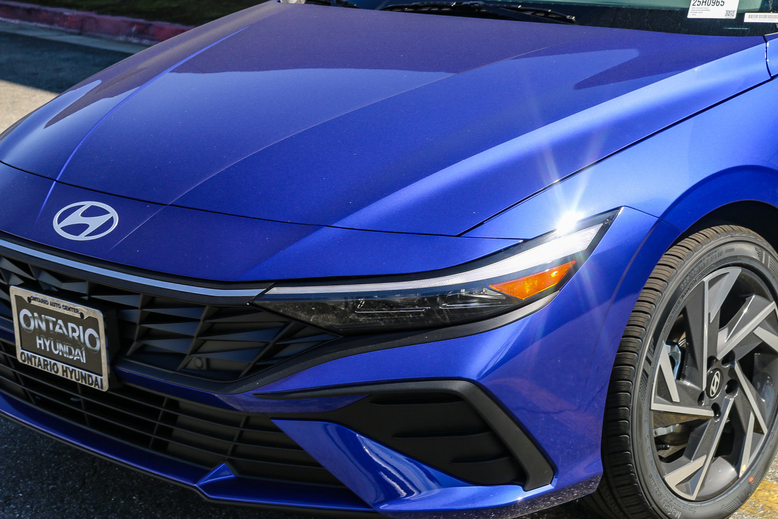 New 2025 Intense Blue Hyundai SEL Sport image 5