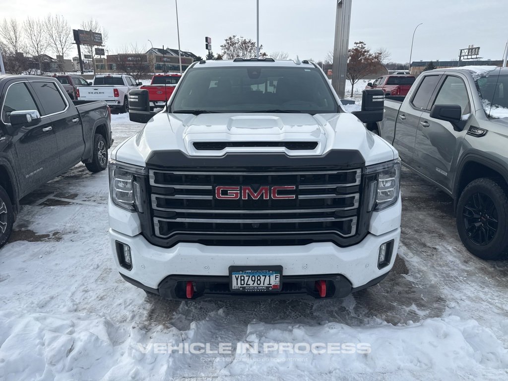 Used 2021 GMC Sierra 3500HD AT4 with VIN 1GT49VE7XMF104606 for sale in Rochester, Minnesota