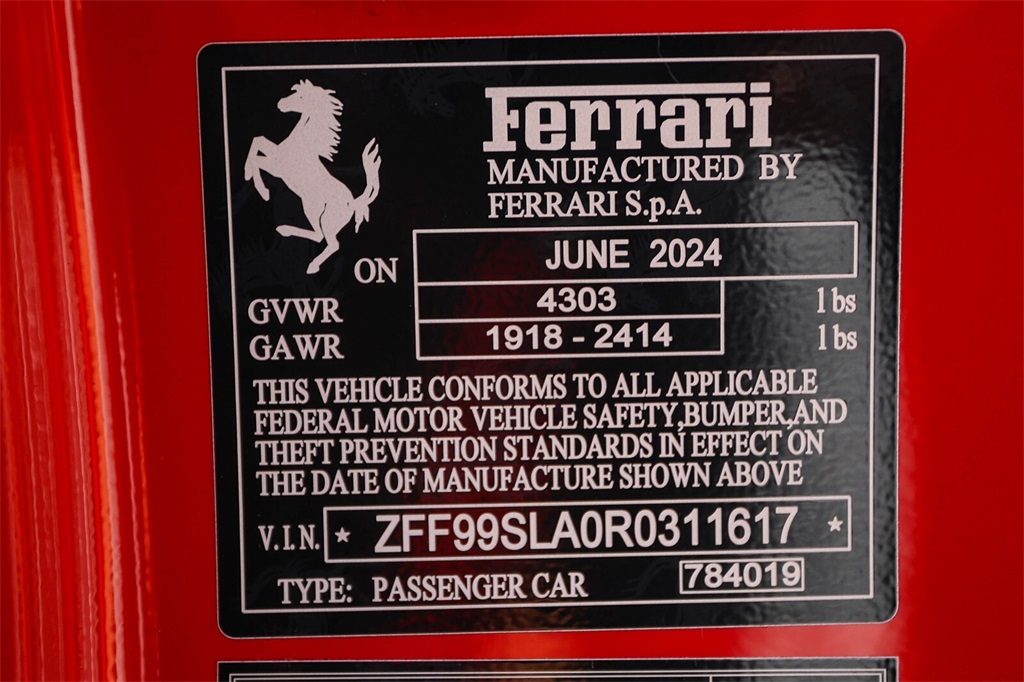 Certified Used 2024 Rosso Corsa Ferrari  image 44