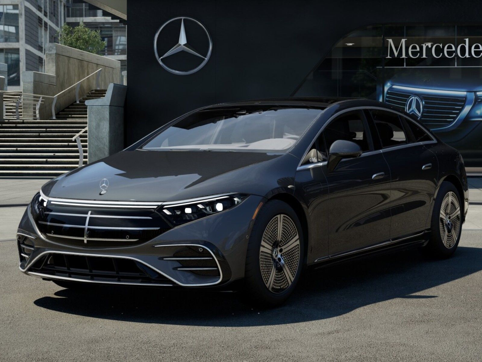 2025 Mercedes Benz EQS Sedan 450 4MATIC photo 2